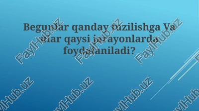 oqsillar tuzilishi — PPTX