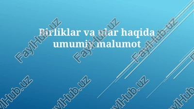 kasaba uyushmalari — PPTX