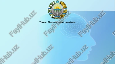 chemical industry products presentation — PPTX