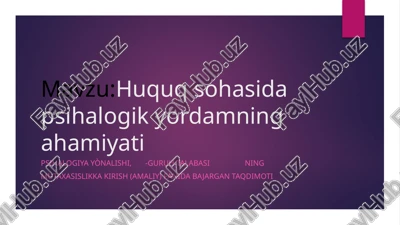 taqdimot — PPTX