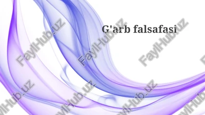 g'arbfalsafasi — PPTX