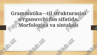 grammatika — PPTX