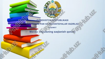 momentumning saqlanish qonuni — PPTX