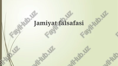 jamiyatfalsafasi — PPTX