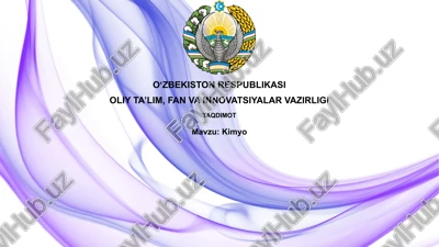 kimyo asoslari va atom tuzilishi — PPTX