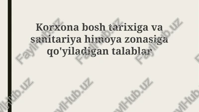 paxtani dastlabki ishlashda atrof-muhitning ifloslanishi — PPTX