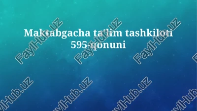 595-qonuni — PPTX