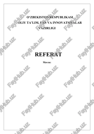 kun tartibi tashkili — DOCX