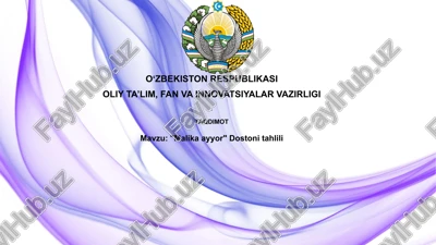 "malikaayyor"dostonitahlili — PPTX