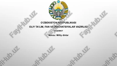 milliydinlar — PPTX