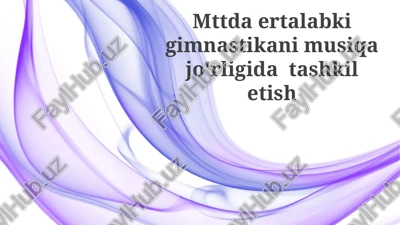 musiqali gimnastika — PPTX