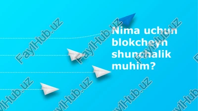 blokcheyn texnologiyasi — PPTX