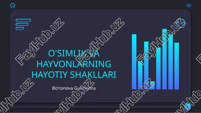 o'simlik va hayvonlarning hayotiy shakllari — PPTX