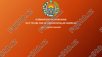 oqim nasoslar — PPTX