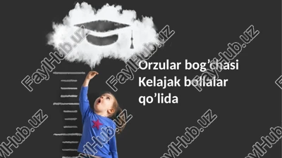 orzular bog'i — PPTX