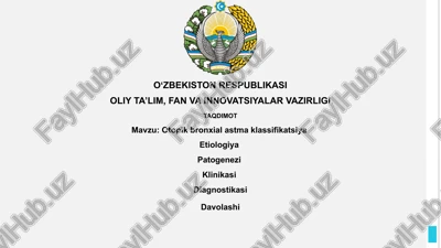 otopik bronxial astma — PPTX