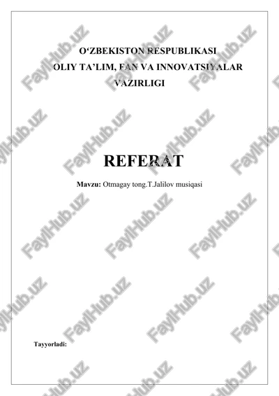 t.jalilov musiqasi — DOCX
