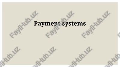 payment systems — PPTX