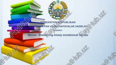 emotsiyalar va affektlar — PPTX