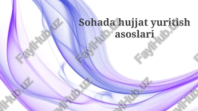 advokatsiya asoslari — PPTX