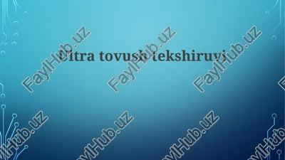 ultratovushtekshiruvi — PPTX