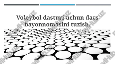 voleybol dasturi — PPTX