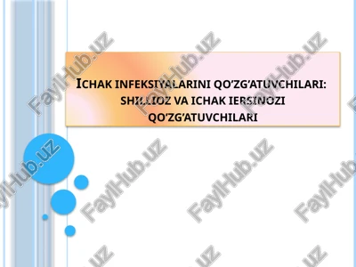 shigellalar — PPTX