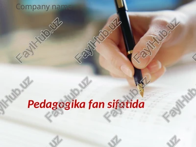 pedagogikafan — PPTX