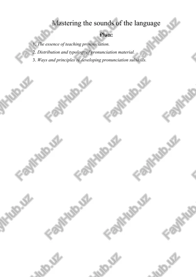 mastering pronunciation in english — DOCX
