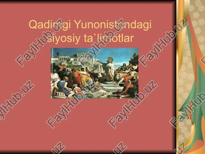 qadimgi yunoniston — PPTX