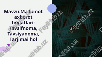tavsifnoma — PPTX