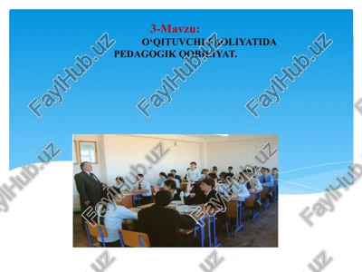 o‘qituvchifaoliyatida pedagogik qobiliyat — PPTX