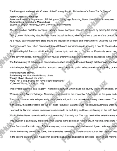 sabbai sayyor — PDF