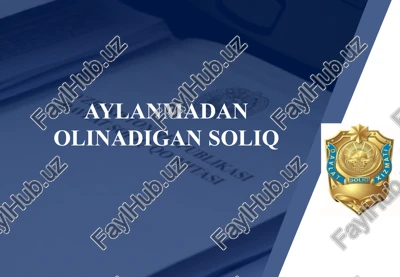 aylanmadan olinadigan soliq — PPTX