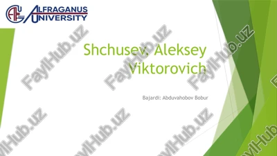 aleksey viktorovich shchusev — PPTX
