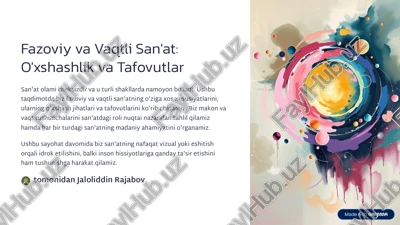 fazoviy san'atning ta'rifi — PDF