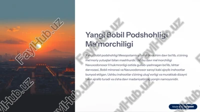 yangi bobil podshohligi — PDF