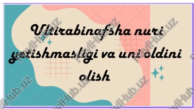 ultirabinafsha nuri — PPTX