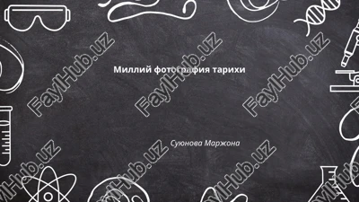 milliy fotografiya tarixi — PPTX