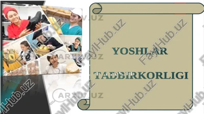 yoshlar tadbirkorligi — PPTX