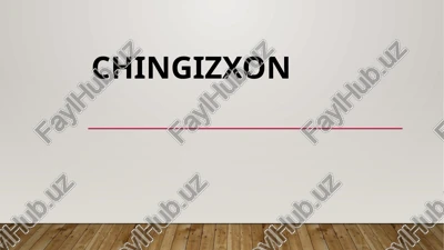 chingizxon — PPTX