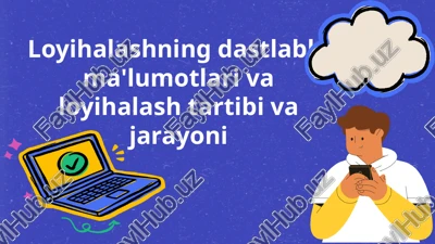 loyihalash jarayoni — PPTX