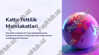 katta yettilik mamlakatlari — PPTX