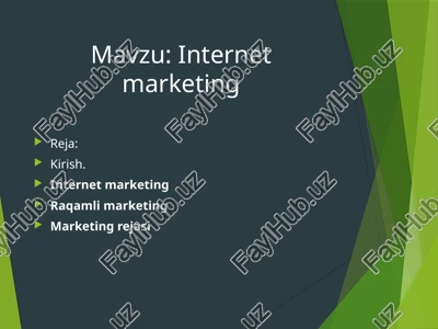 internet marketing — PPTX