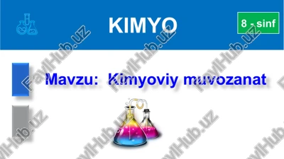 kimyoviy muvozanat — PPT