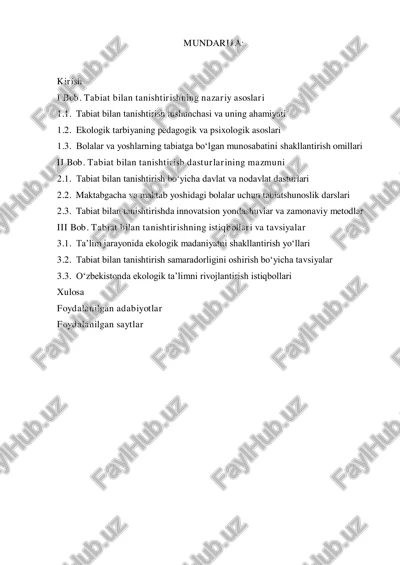 tabiat bilan tanishtirish — PDF