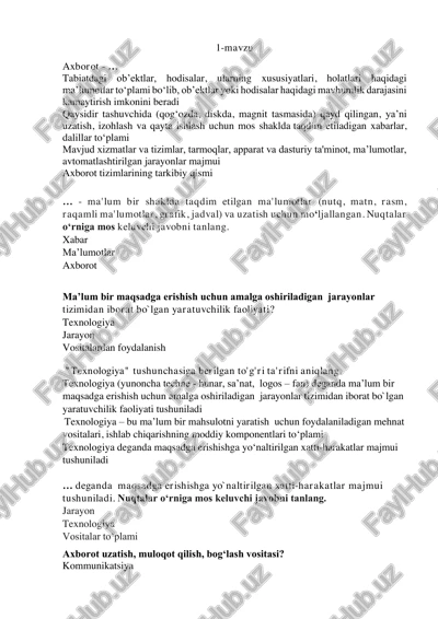 texnologiya — PDF