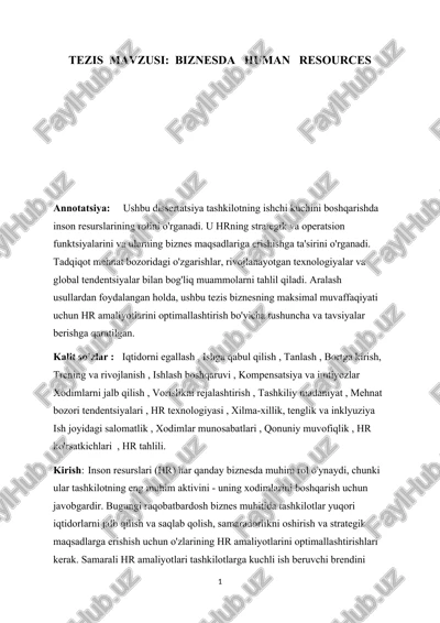 biznesda human resources — DOCX