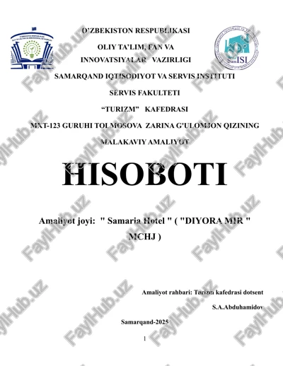 samarqand iqtisodiyot va servis instituti — DOCX