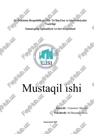 ishlab chiqarish korxonalari aylanma mablag'larini normallashtirish va ulardan foydalanishni yaxshilash yo'llari — DOCX